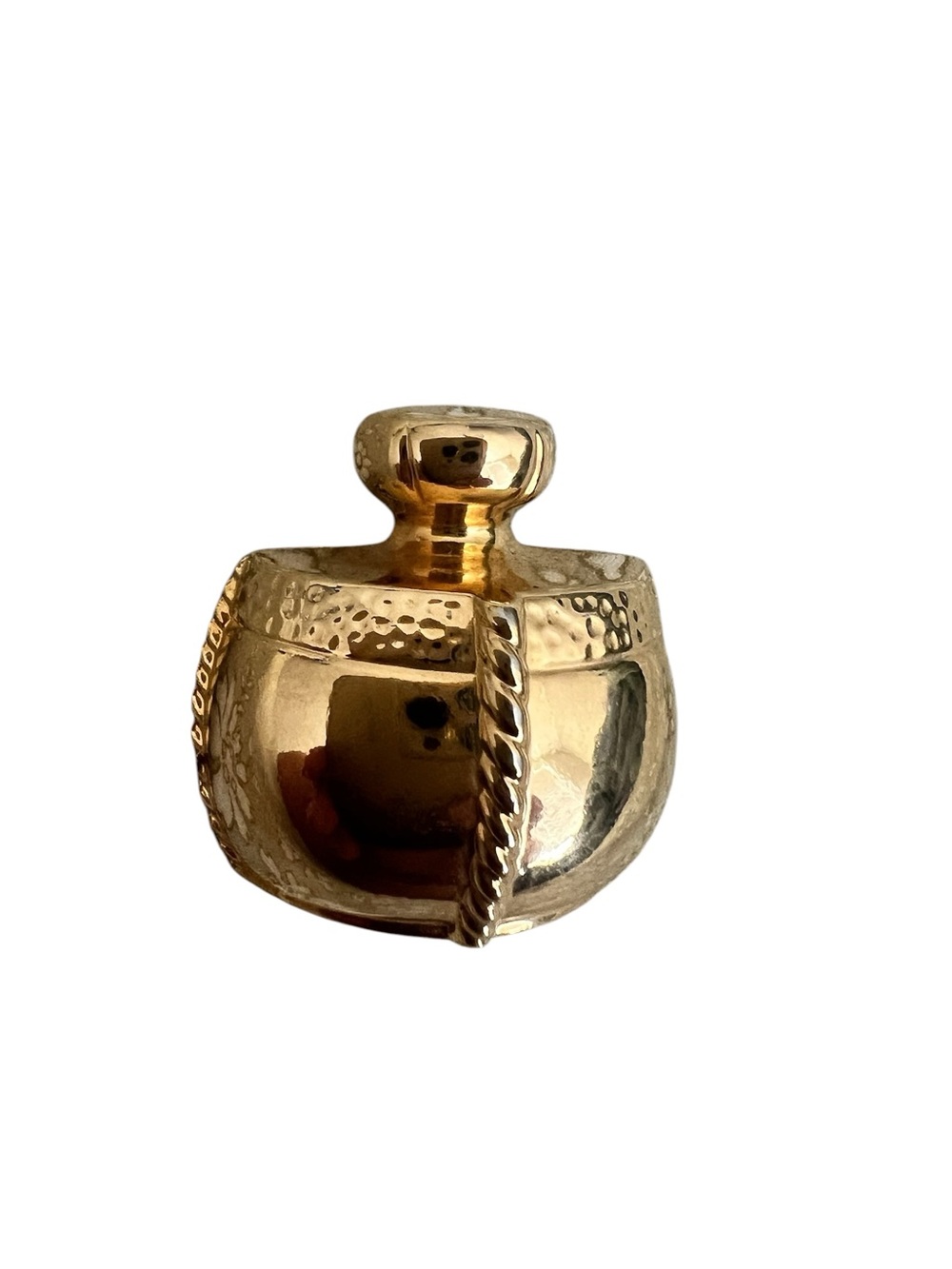 YVES SAINT LAURENT BROOCH PIN VINTAGE YSL GOLD TONE PERFUME BOTTLE - Picture 5 of 7